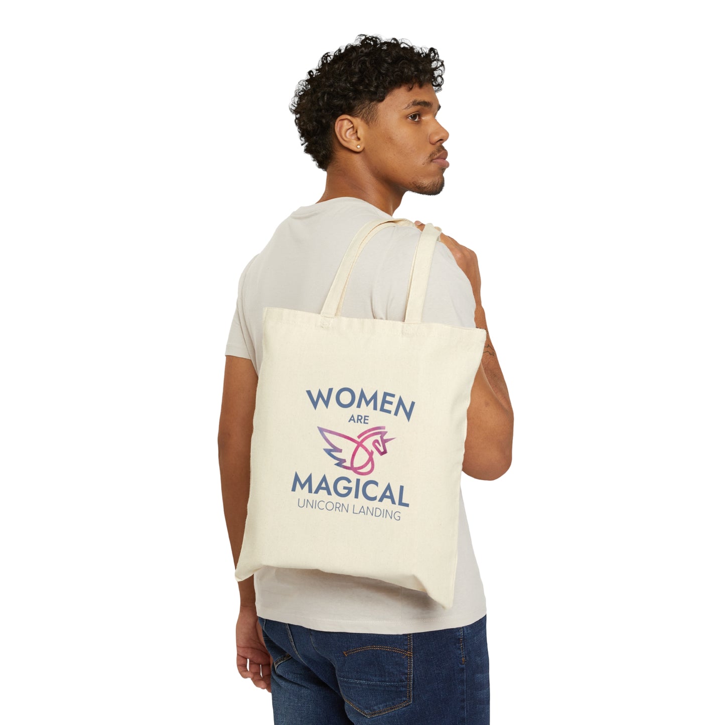 Cotton Canvas Logo Tote Bag