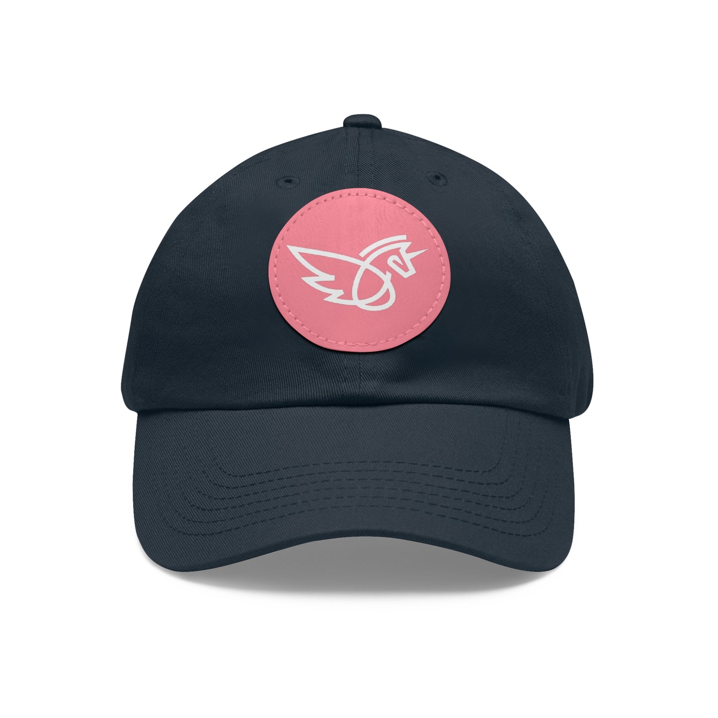 Women's Hat with Leather Logo Patch