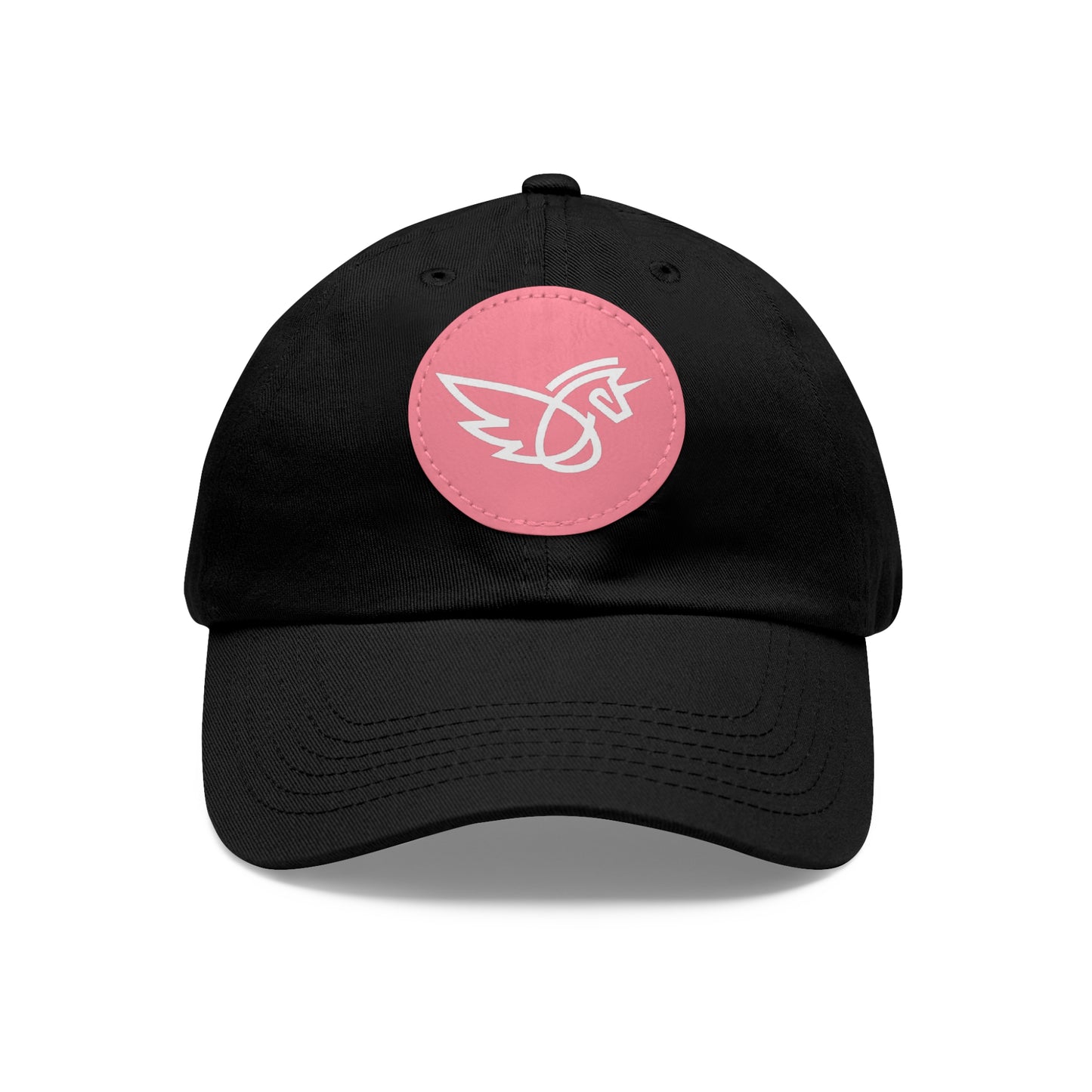 Women's Hat with Leather Logo Patch