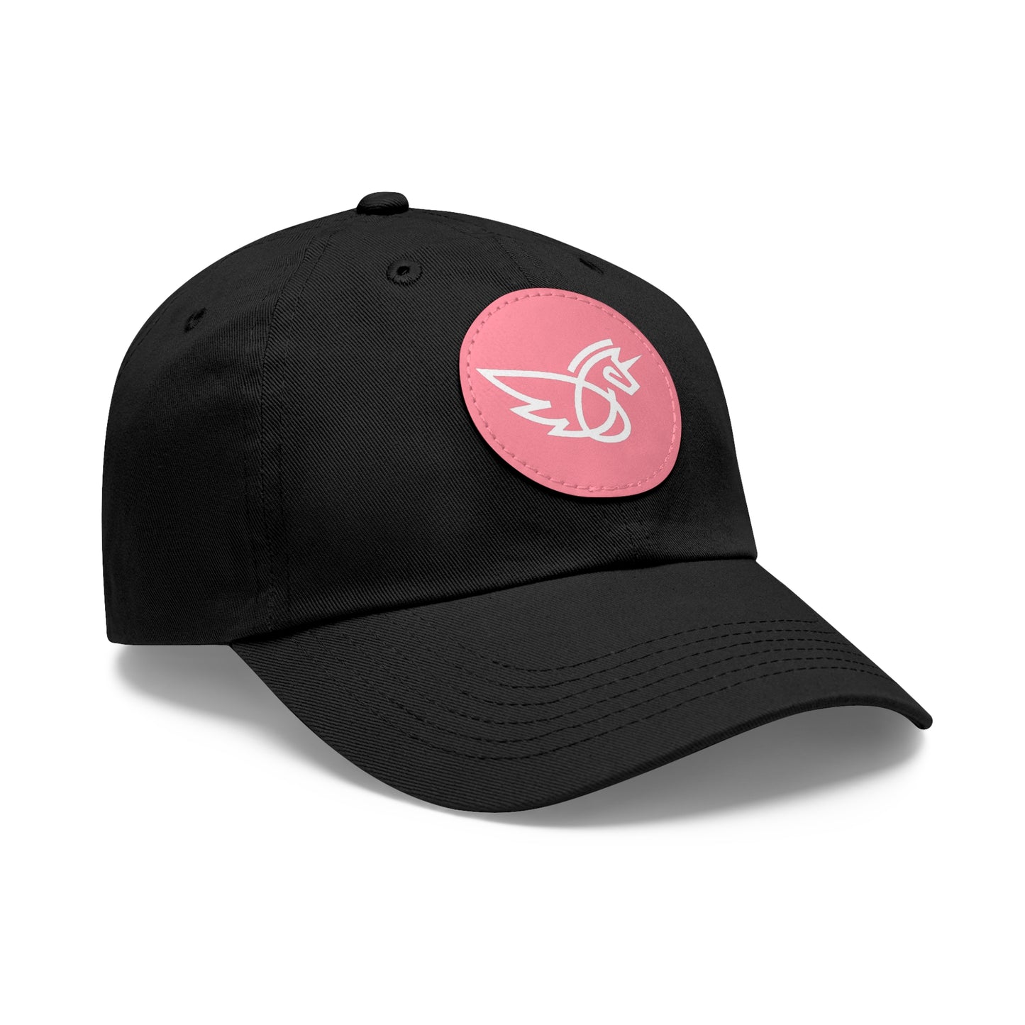 Women's Hat with Leather Logo Patch