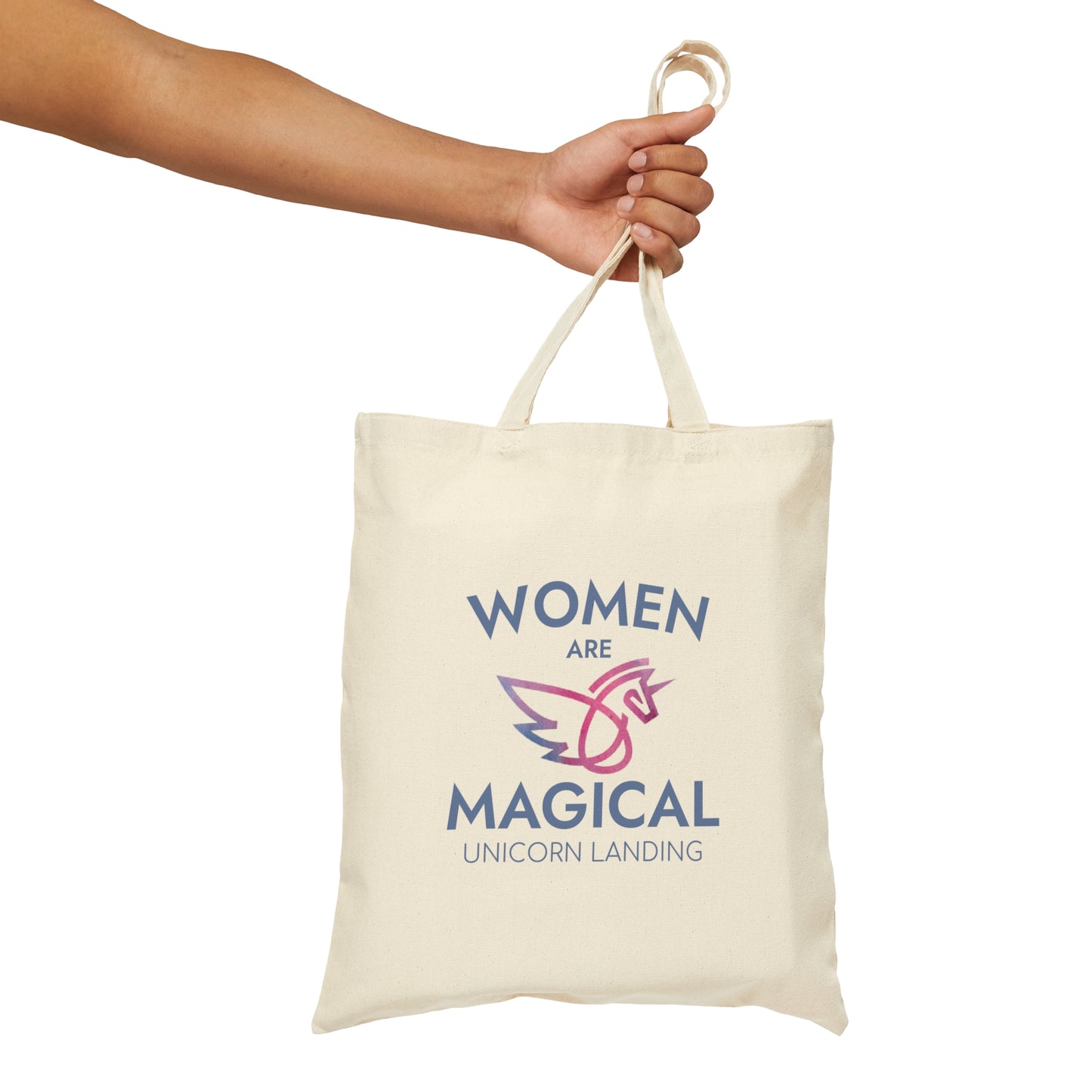 Cotton Canvas Logo Tote Bag
