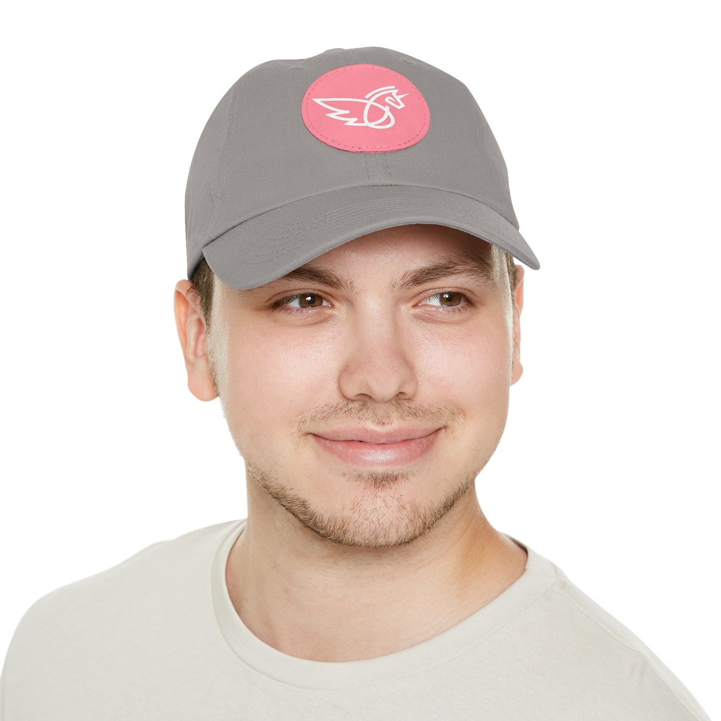 Women's Hat with Leather Logo Patch