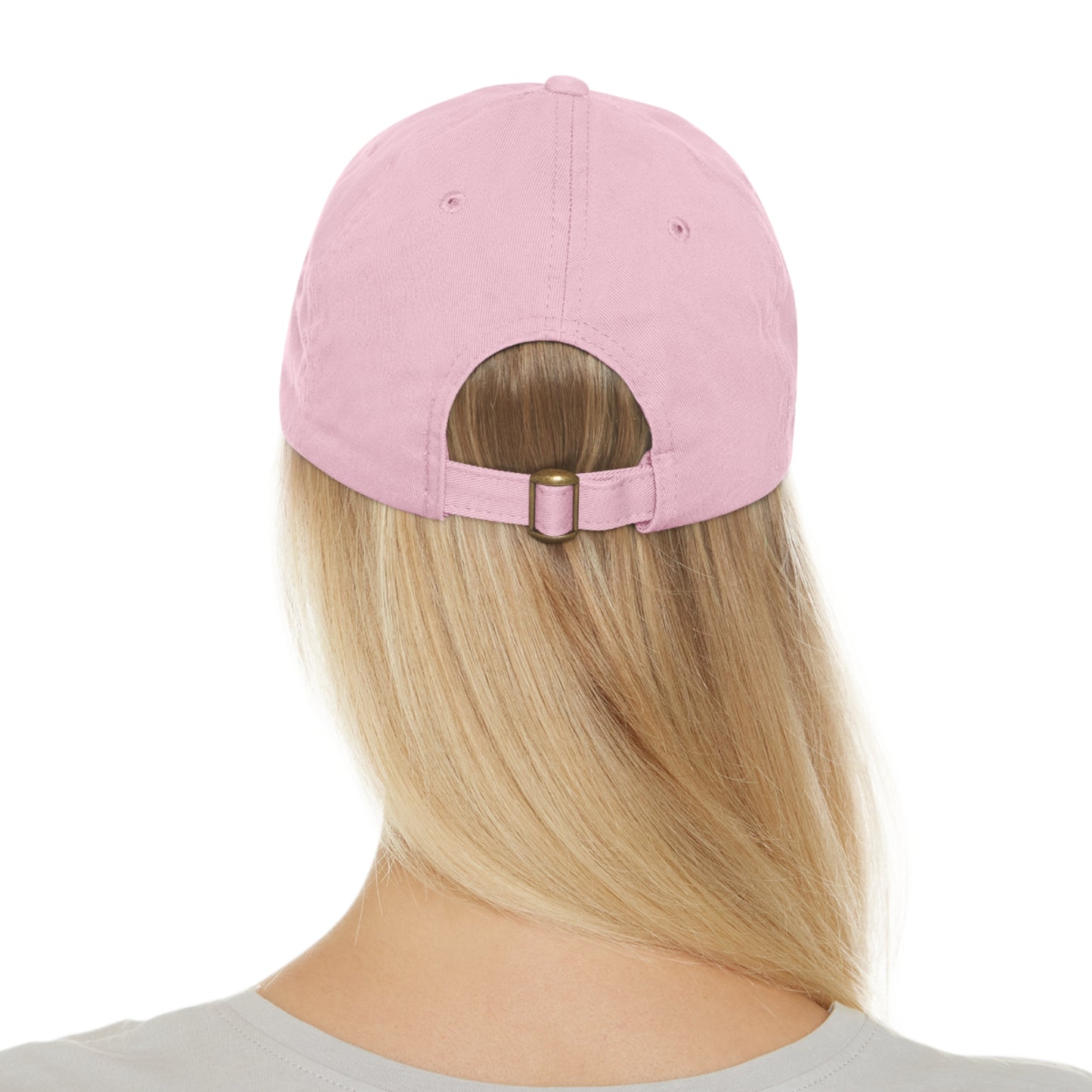 Women's Hat with Leather Logo Patch