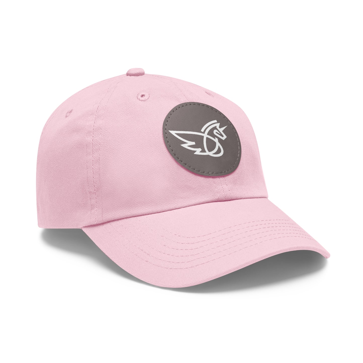 Women's Hat with Leather Logo Patch