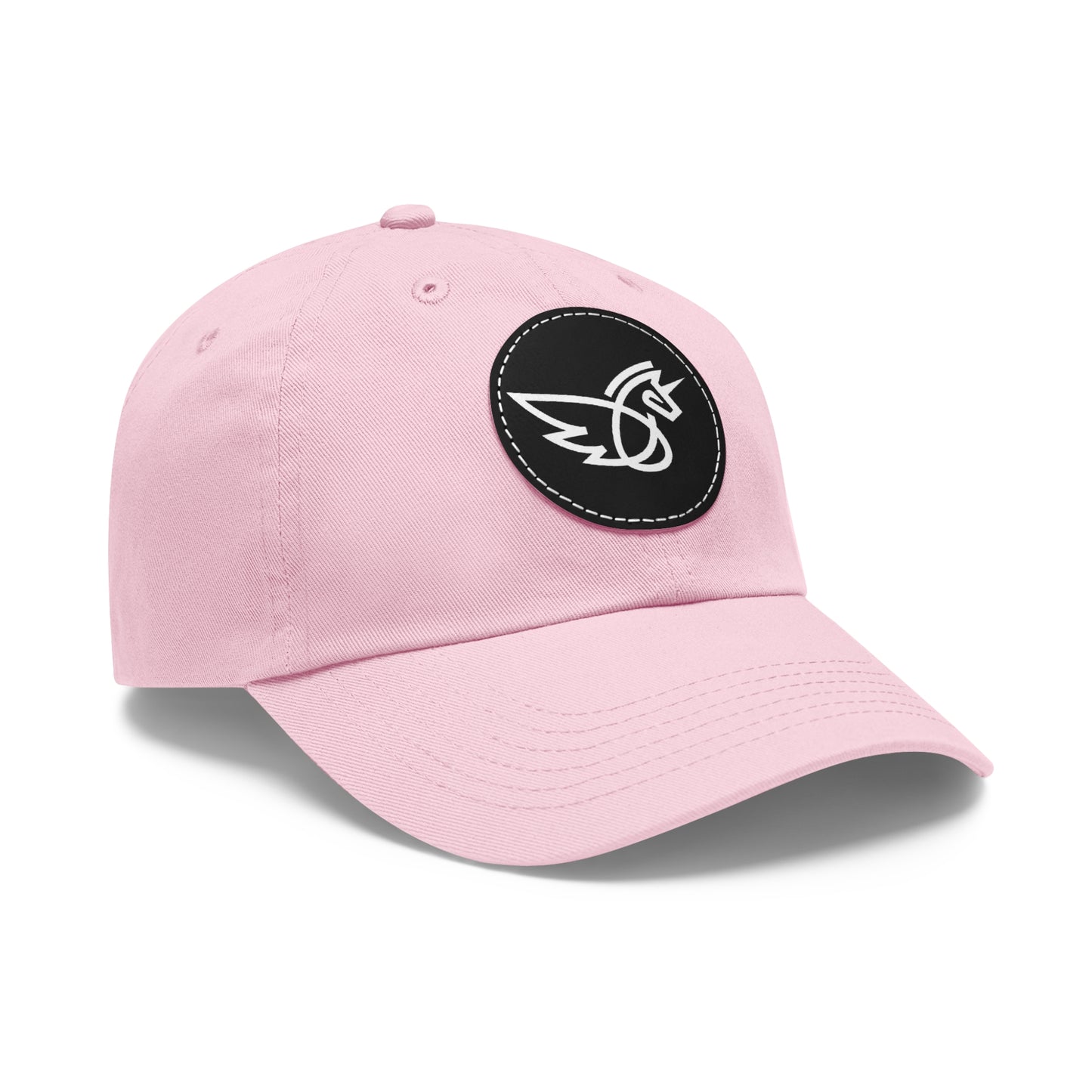 Women's Hat with Leather Logo Patch