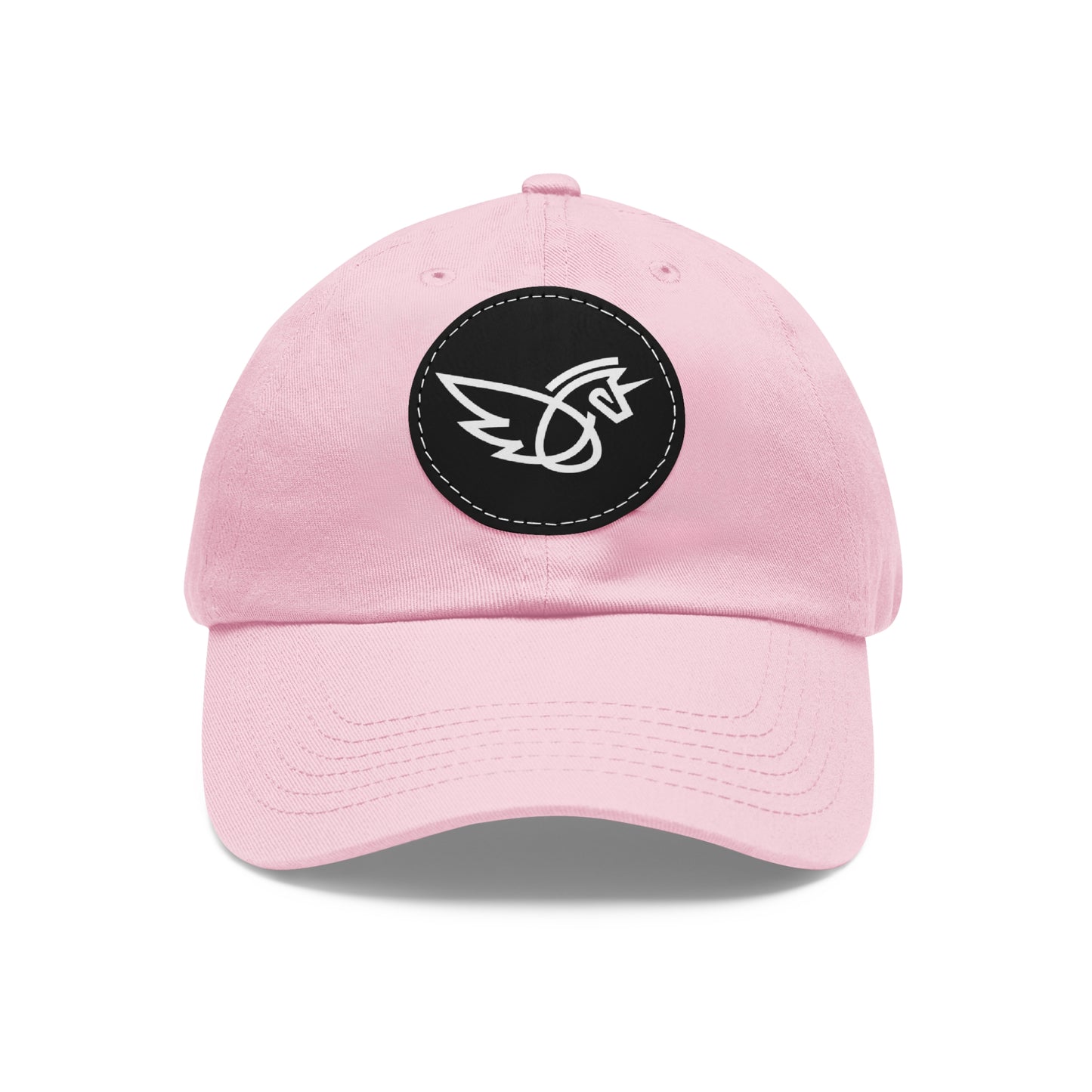 Women's Hat with Leather Logo Patch