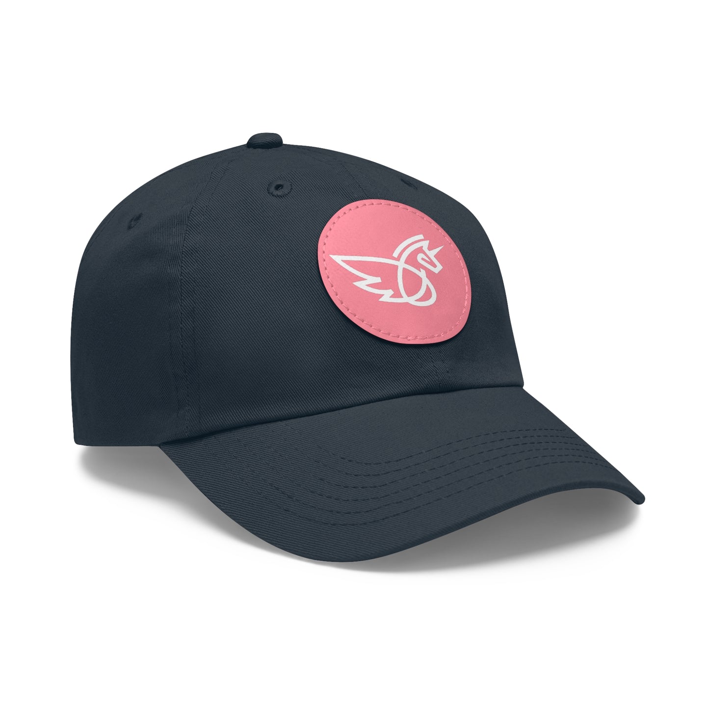Women's Hat with Leather Logo Patch