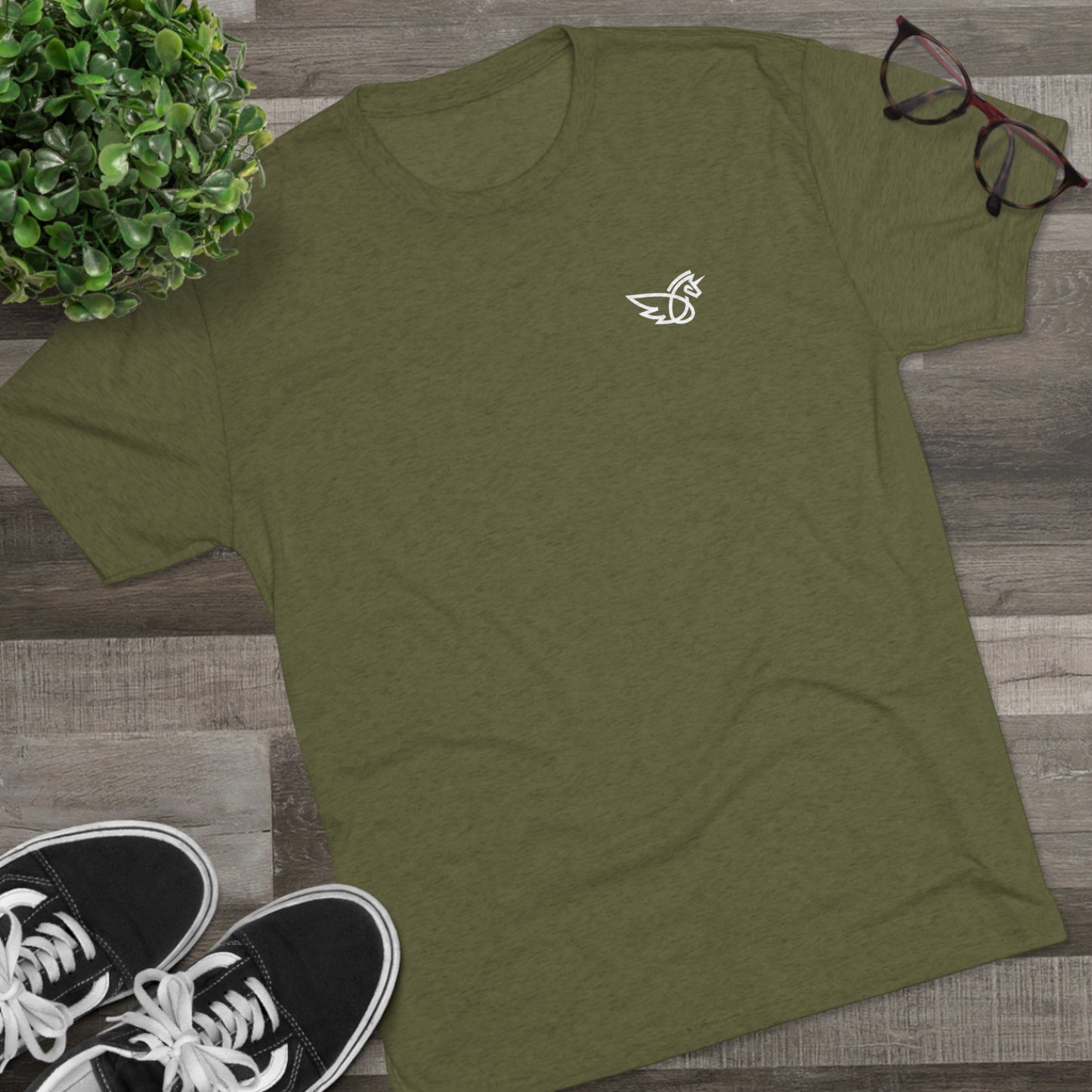 Men's Crew Blend Logo Tee