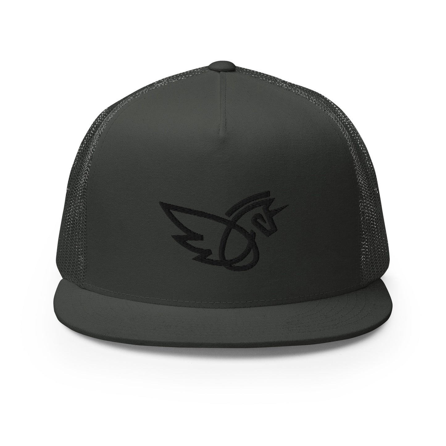 Flat Bill Logo Trucker Cap
