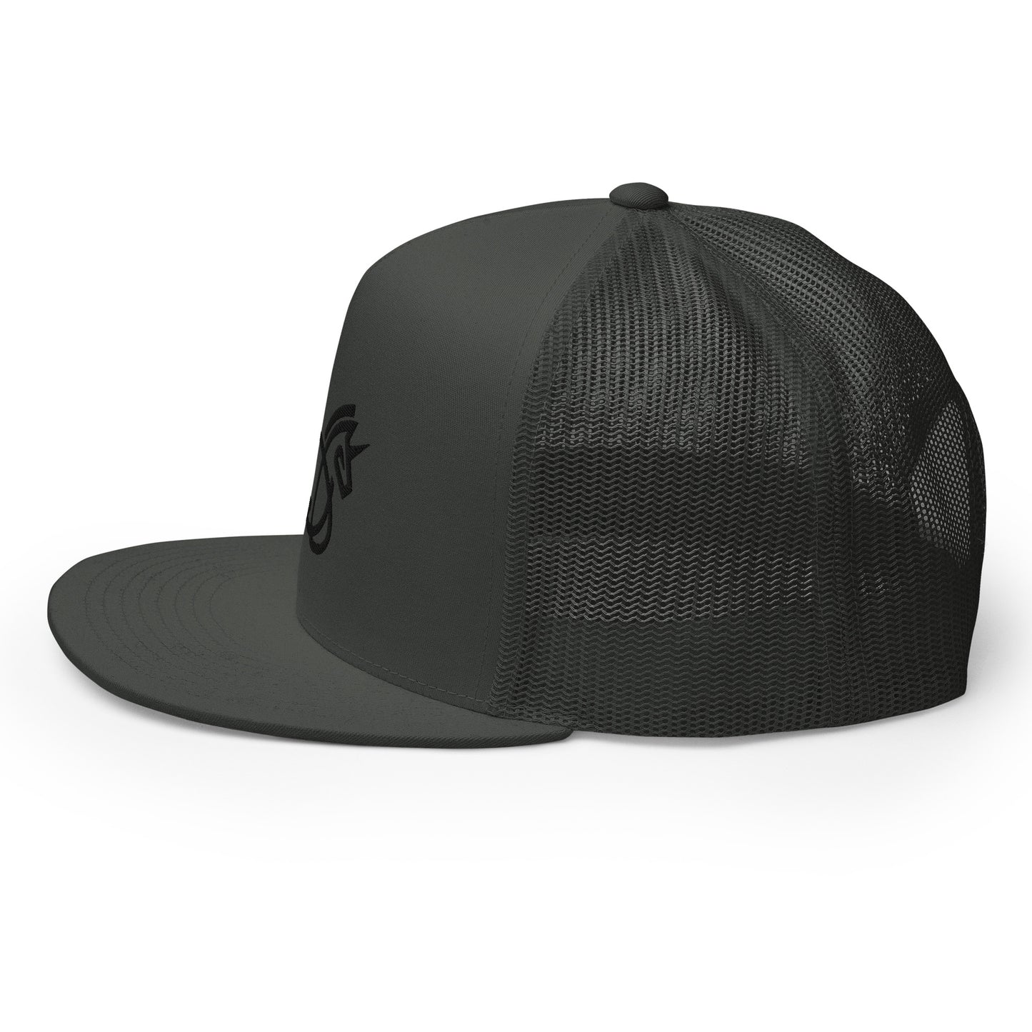 Flat Bill Logo Trucker Cap