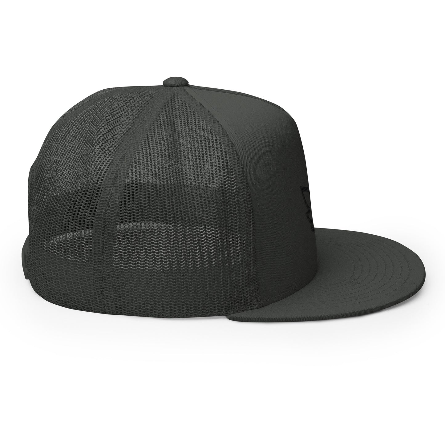 Flat Bill Logo Trucker Cap
