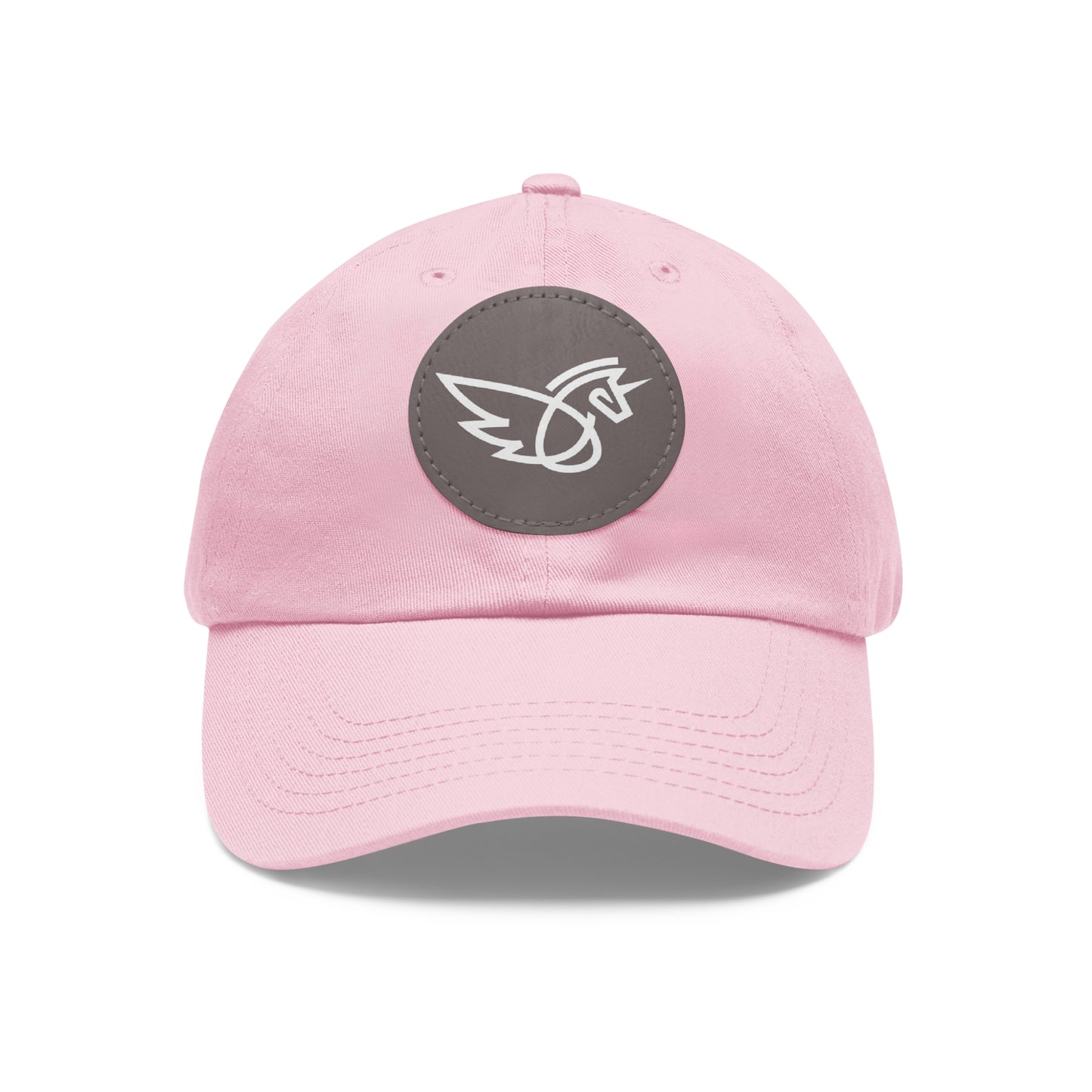 Women's Hat with Leather Logo Patch