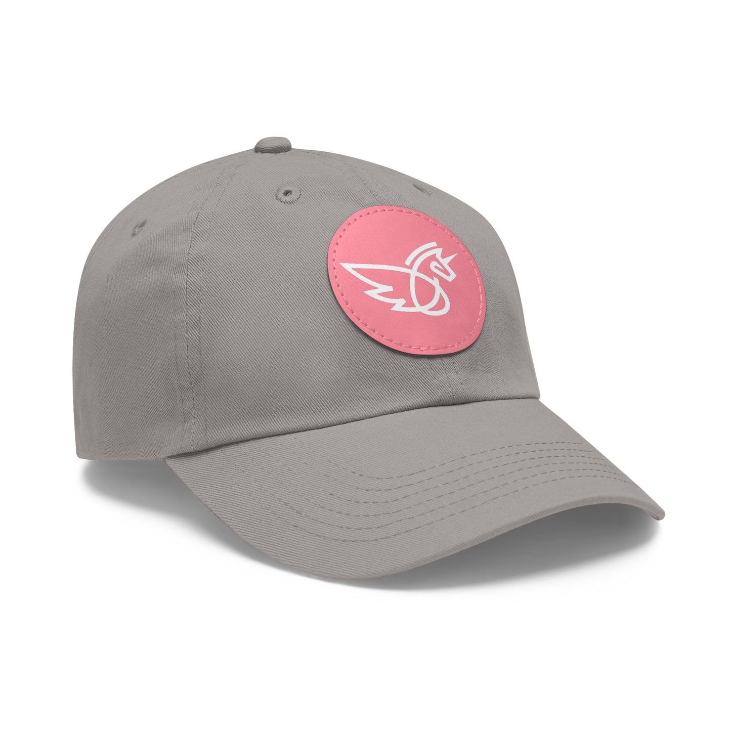 Women's Hat with Leather Logo Patch