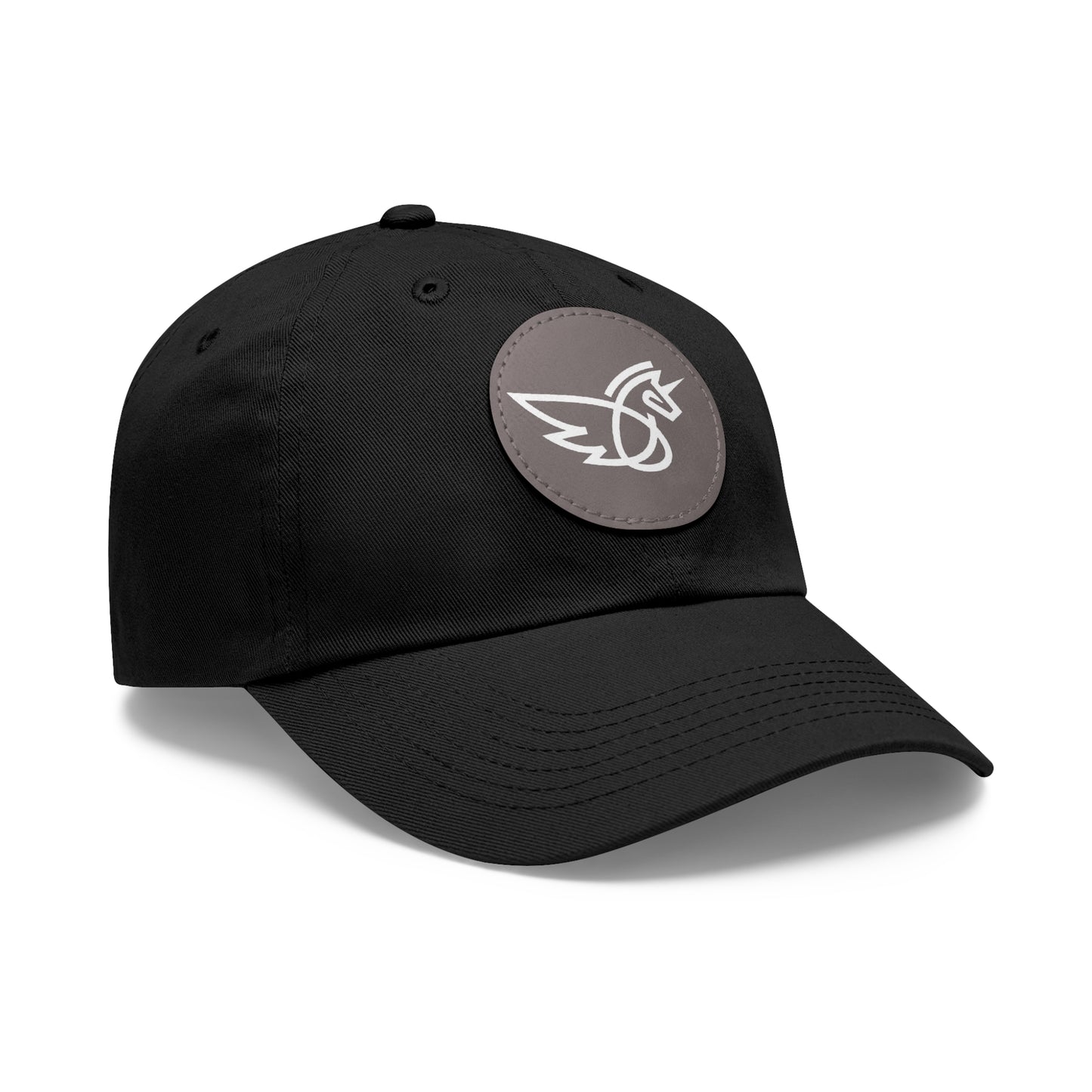 Women's Hat with Leather Logo Patch