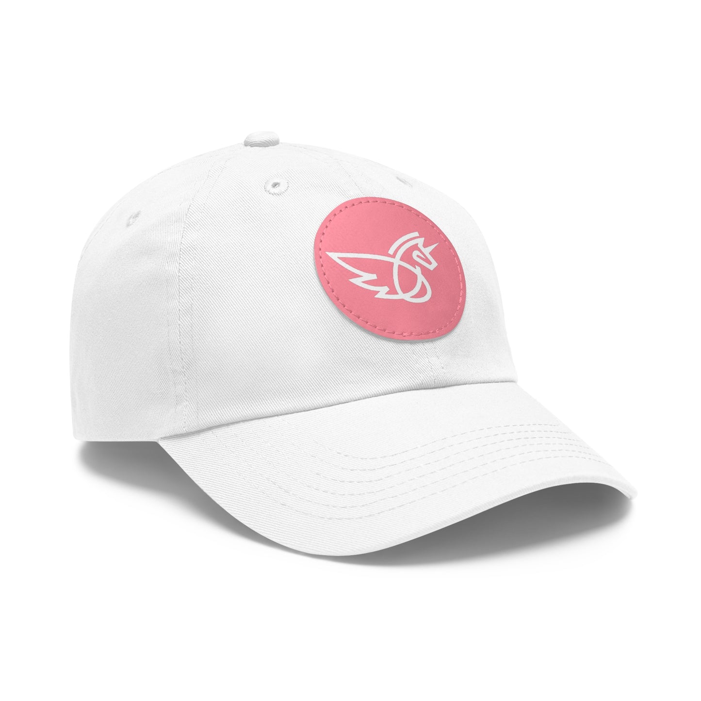 Women's Hat with Leather Logo Patch