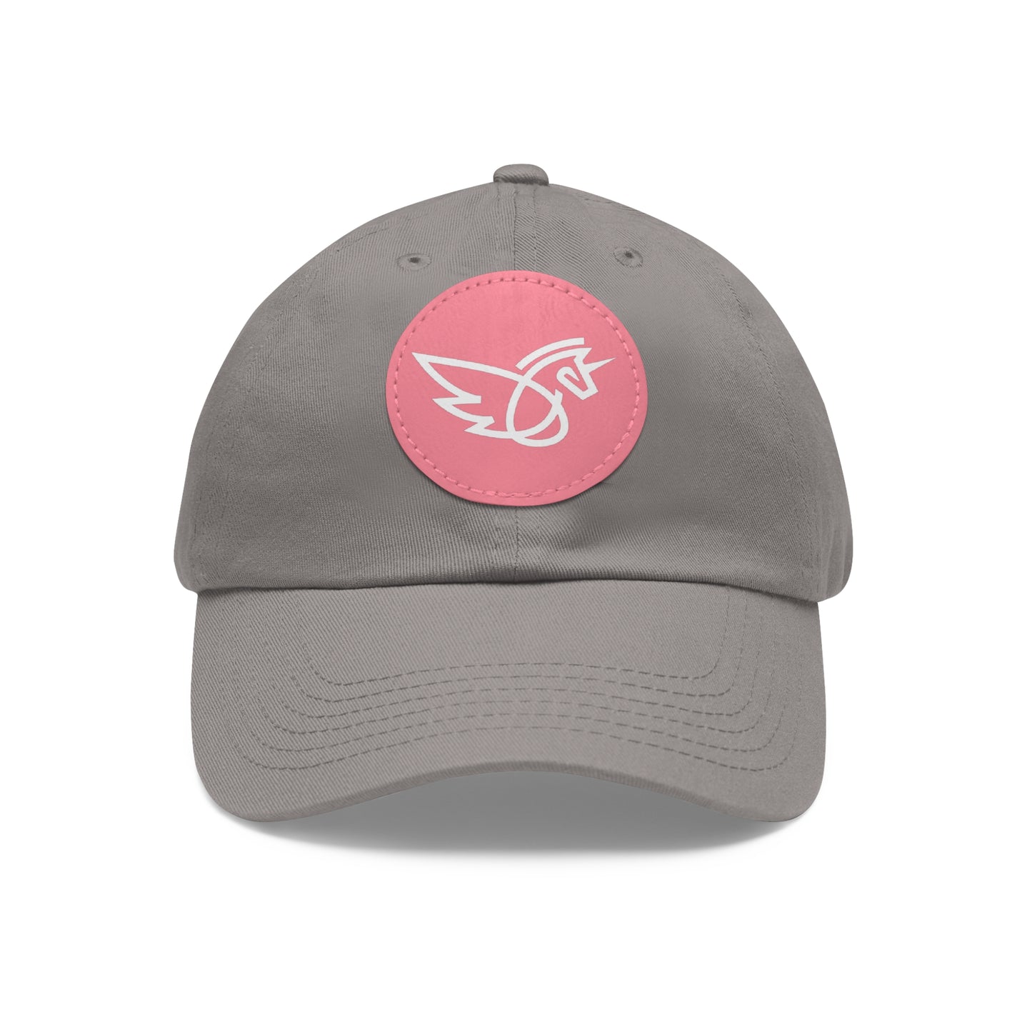 Women's Hat with Leather Logo Patch