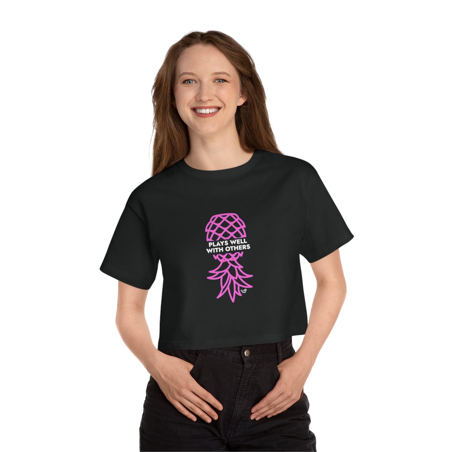 Plays Well with Others Cropped T-Shirt